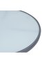 Garden Table Light Grey 60 cm Steel and Glass - 2