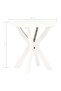 Bistro Table White Ø70 cm Plastic - 3