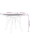 Garden Table 85x85x75 cm Solid Wood Acacia - 3
