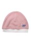 Organic Embroidered Pink Baby Girl Beanie