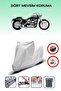 Gray Rear Case Lock Incompatible Honda Vf 750 C Magna Compatible Motorcycle Tarpaulin, 4 Seasons
