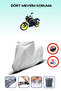 Gray Rear Bag Lock Incompatible Arora Mt 125 Compatible Motorcycle Tarpaulin, 4 Seasons