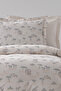 Bonni Single Ranforce 100% Cotton Duvet Cover Set - Beige - 2