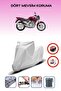 Gray Rear Bag Lock Incompatible Honda Cbf 250 Compatible Motorcycle Tarpaulin, 4 Seasons