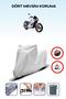 Gray Rear Bag Lock Incompatible with Dorado Corvus Compatible Motorcycle Tarpaulin, 4 Seasons