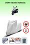 Gray Rear Bag Lock Incompatible with Kuba Hasat 100 Compatible Motorcycle Tarpaulin, 4 Seasons
