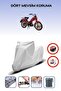 Gray Rear Bag Lock Incompatible with Yamaha Zoom Compatible Motorcycle Tarpaulin, 4 Seasons
