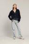 Jeans Detailed Knitwear Cardigan