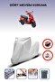 Gray Rear Bag Lock Incompatible with Hero Pleasure Compatible Motorcycle Tarpaulin, 4 Seasons