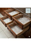 🆕 Lace Pvc Refrigerator Shoe Rack Shelf Cabinet Drawer Cover / Width: 50 cm X 5 m - Cream - 2
