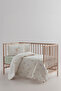 Foly Baby Ranforce %100 Cotton Duvet Cover Set - Beige