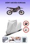 Gray Rear Bag Lock Incompatible Gas Gas Rookie Compatible Motorcycle Tarpaulin, 4 Seasons