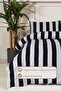 Brad Duvet Cover Set Double Digital Printed 100% Cotton Satin 4 Pieces (200X220 cm) Anthracite - 2