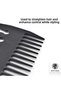 Professional 3-Sided Hair Styling Comb - Special Design for a Natural Look - 2