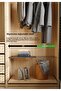 Adjustable Shelf Inside the Wardrobe Clothing Organizer Extra Shelf Storage Fabric Multi-Purpose Shelf Organizer