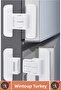 Self-Adhesive No Assembly Required Aesthetic Refrigerator Drawer Cabinet Door Child Lock 8 Pieces - 4