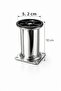4-Piece Chrome Furniture Leg – 10 cm Height-5.2 cm Width, Cabinet & Coffee Table Leg - 2