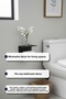 Toilet Roll Holder with Shelf Bathroom Accessory Minimalist Metal Decorative Shelf 16X12 cm - 2