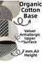 70x120 Cm Cotton Woven Based Heart Bath Rug - 7