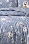 100% Cotton Ibiza Indigo Double Duvet Cover Set - 3