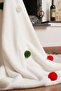 New Year Special Series Wellsoft Tv Blanket with Pompoms | New Year Blanket - 3