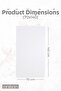 2-Piece Plain White Bath Towel - 70X140 Cm, 490 Gr, 100% Cotton, Spa and Hotel Towel - 5