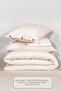 Impero Duvet Cover Set Single Fitted Sheet 100% Cotton (160X220 cm) Cinnamon - 7