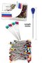 Steel Scarf Shawl Pin 250 Pieces Bulk Pin 32mm Stainless Enamel Mixed Color - 2