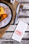 Printed Servicing Napkins Red Printed Bon Appetit - Pack of 20 - 2