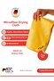 Totenblume Microfiber Quick Absorbent Smooth Surface Drying Cloth 40X40 cm Yellow - 3