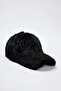 Black Fur Women's Hat Twoaw26Sp00005