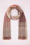 Light Brown Soft Textured Knitwear Women's Scarf Twoaw26At00006