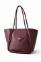 Dolviz Burgundy Shoulder Bag with Makeup Bag