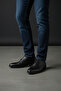 Men's Genuine Leather Neolite Sole Shoes with Laces Printed - 3