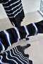Lady Hijab Knitwear Tunic - Black/Sax - 2