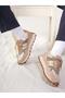 Tiglon Genuine Leather Handmade 586 Beige Sneakers Shoes - 2