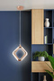 مصباح LED حديث معلق 9893-1 - 7 وات، 3 أوضاع إضاءة، قاعدة 10 سم، سلك قابل للتعديل 180 سم - 3
