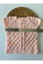 Hand Knitted Handmade Wool Yarn Knitted Baby Girl Vest Baby Gift - 4