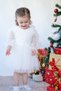 Baby Girl Children's Long Sleeve Winged Birthday Party Wedding Special Day Tulle Tutu Lined Princess Dress - 8