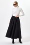 White Turtleneck Long Sleeve Slim Fit Blouse 2504 - 3