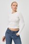 8264A Crew Neck Ribbon Badi Ecru - 2