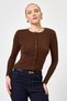 8270A Front Buttoned Long Sleeve Badi Brown - 6