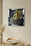 Silver Framed Modern Elegance Themed Decorative Mdf Wall Clock - 5