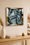 ساعة حائط مزخرفة من MDF ذات إطار ذهبي وتصميم Dark Sparkle - 2