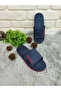 - Non-Slip Sole, Navy Blue - Red Slippers for Bathroom, Balcony, Pool, Sea, Beach - 2