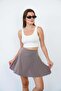 Shorts Skirt-Mink