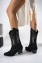 Rhifthil Women's Boots 00125001 Black Suede - 6