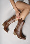 Rhifthil Women's Boots 00125001 Tan Leather - 7