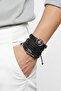 5 Pieces Real Leather Bracelet Premium Compass Scandinavian Viking Axe Figured Genuine Leather Bracelet - 2