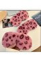 Yiwu New Pink Plush Eye Mask High Definition Leopard Print - 7